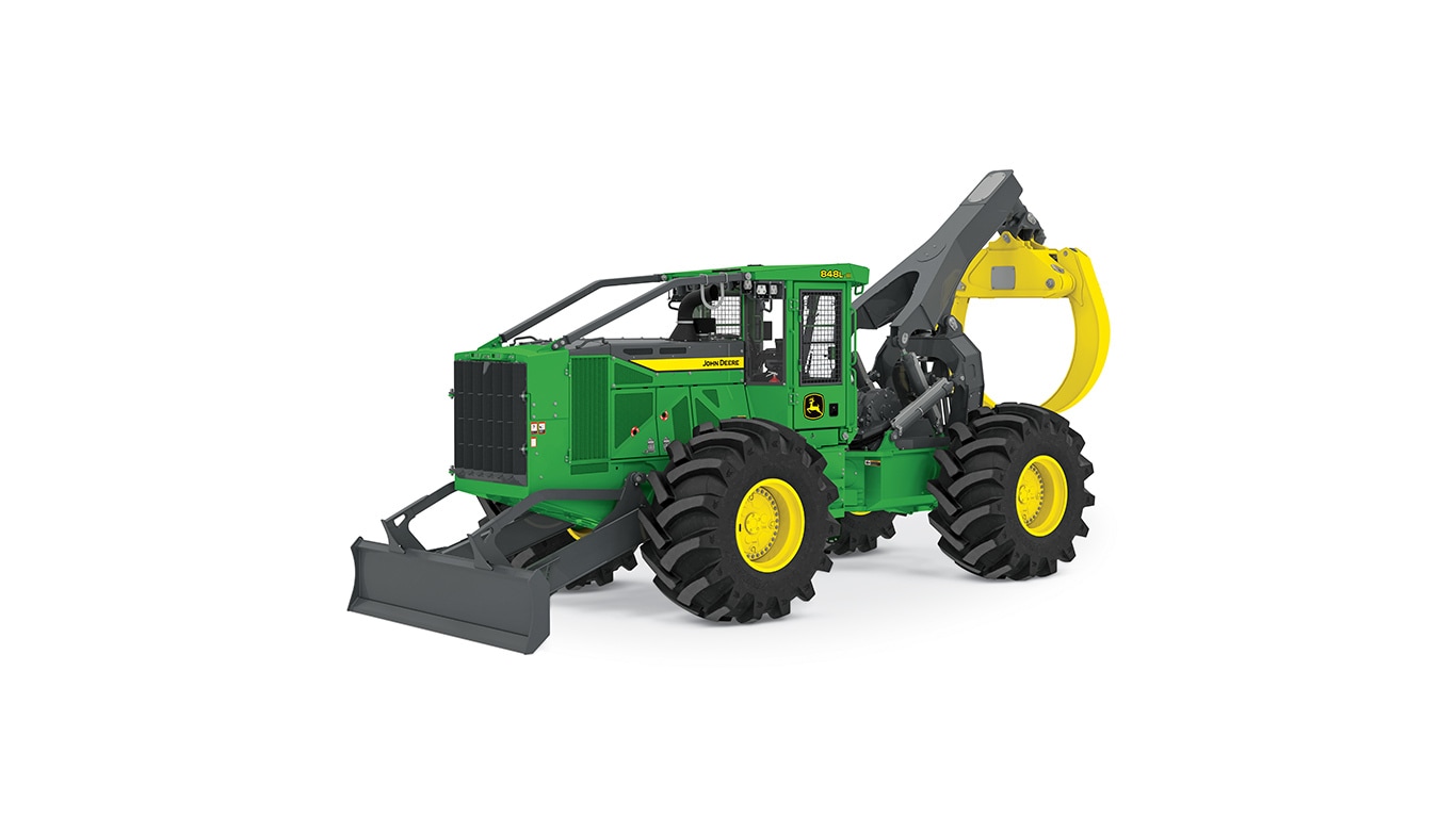 Imagem de estúdio 848L-III Skidder com garra 