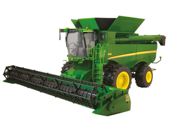 Imagem de estúdio Miniatura de Colheitadeira John Deere