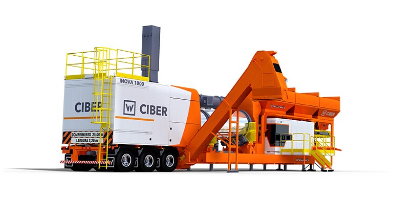 Máquina para pavimentação