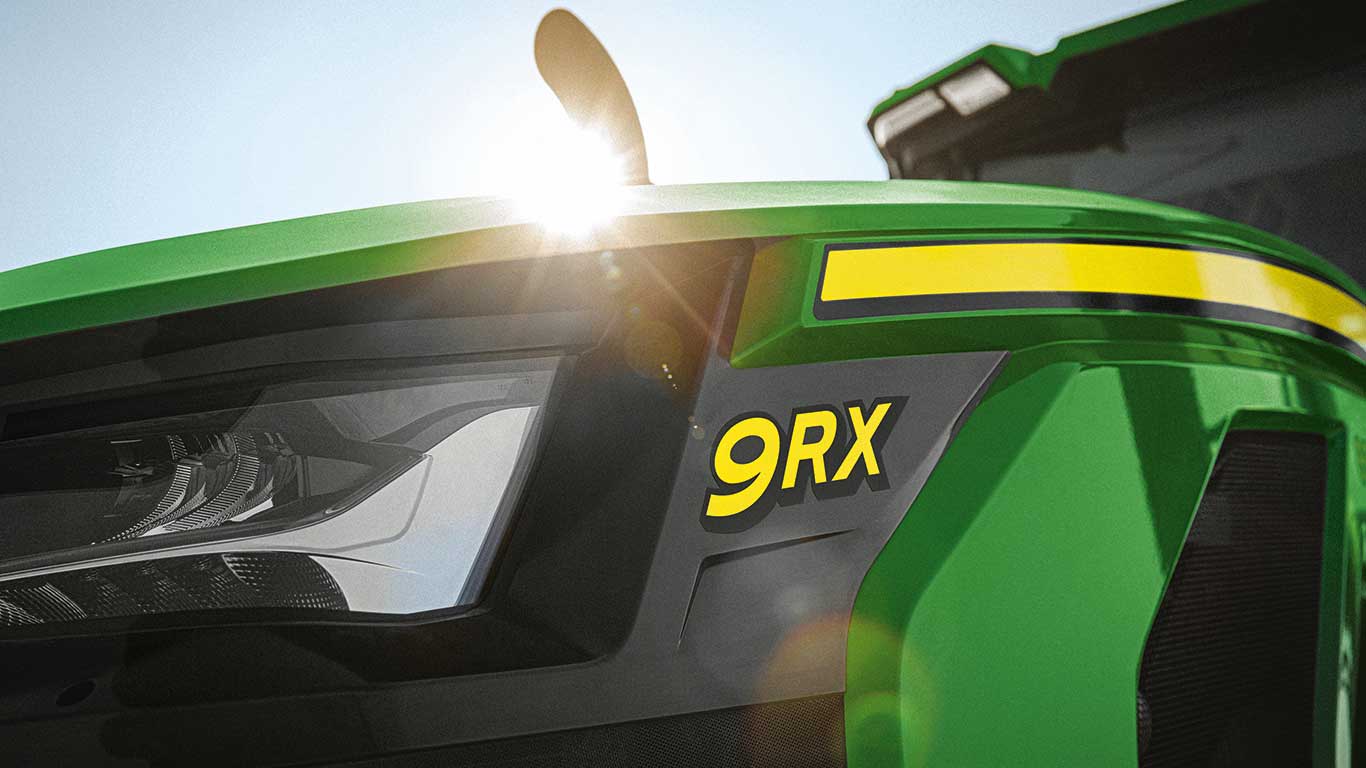 Máquina 9RX que estará exposta no estande da Agrishow