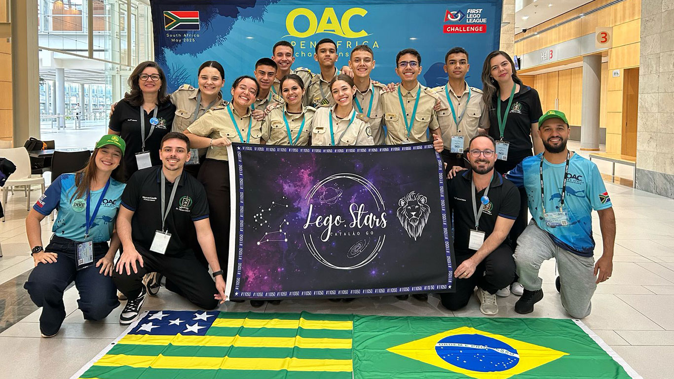 a equipe de Catalão na etapa África da competição
