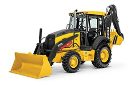 John Deere apresenta a retroescavadeira 310L produzida no Brasil. (Foto: Divulgação)