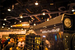 John Deere participou da ConExpo, principal feira do setor de construção, que aconteceu em Las Vegas, nos Estados Unidos. (Foto: Divulgação)