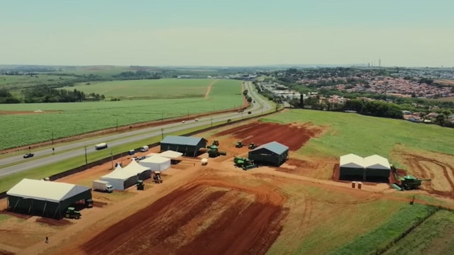 Imagem aérea do Centro de Treinamento de Piracicaba