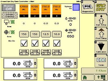 Permite controle de até 4 compartimentos de produtos.