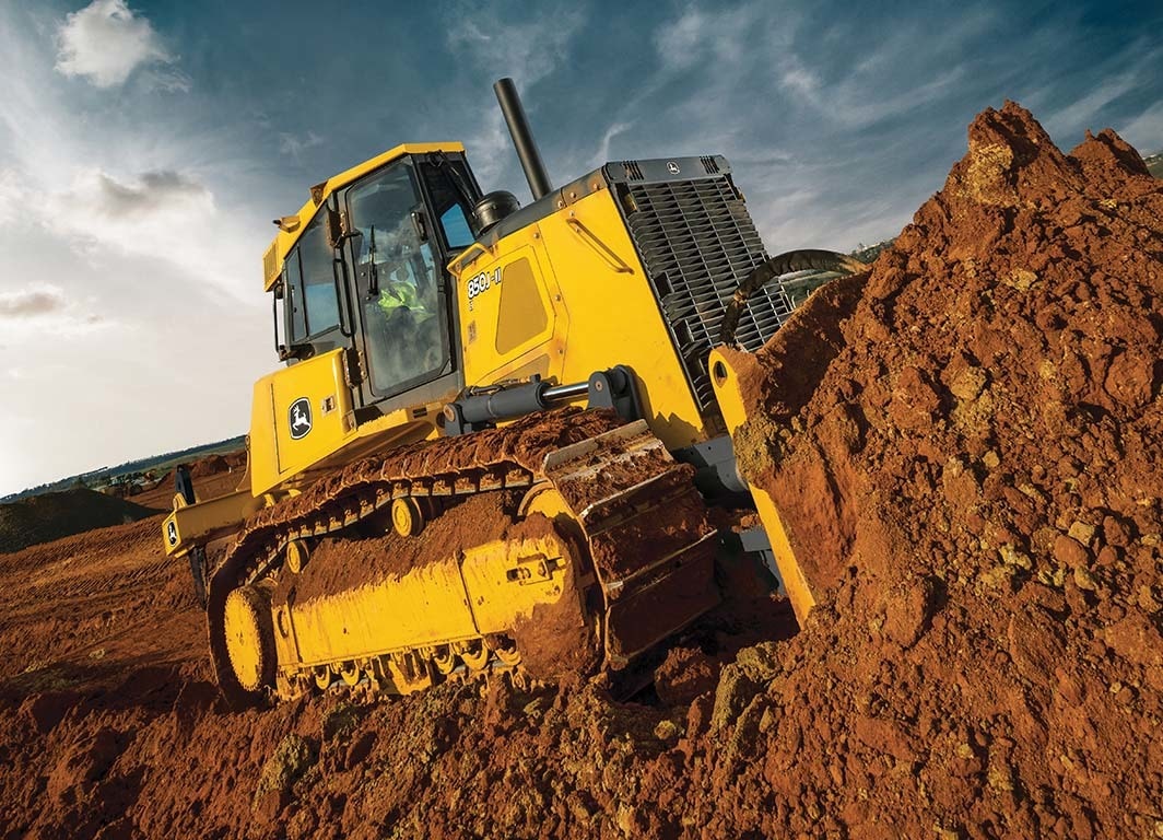Trator de Esteira 850J-II em operação