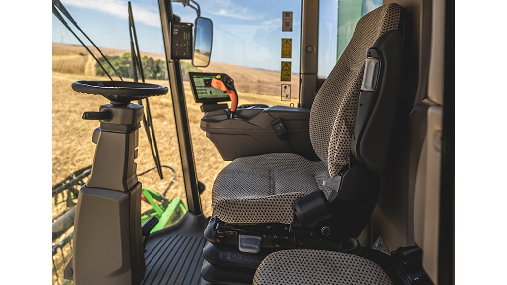 Visão de dentro da cabine da S4.