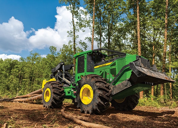 648L Skidder com Garra.