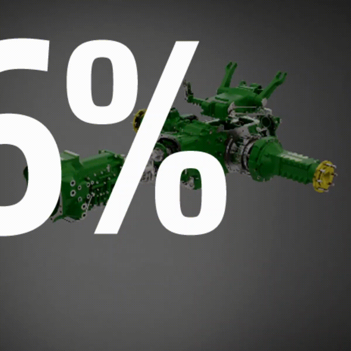 6% Maior Produtividade Motor e Transmissão