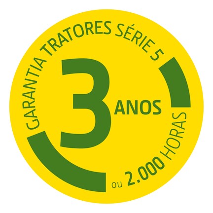 Garantia de 3 anos ou 2.000 horas de uso.