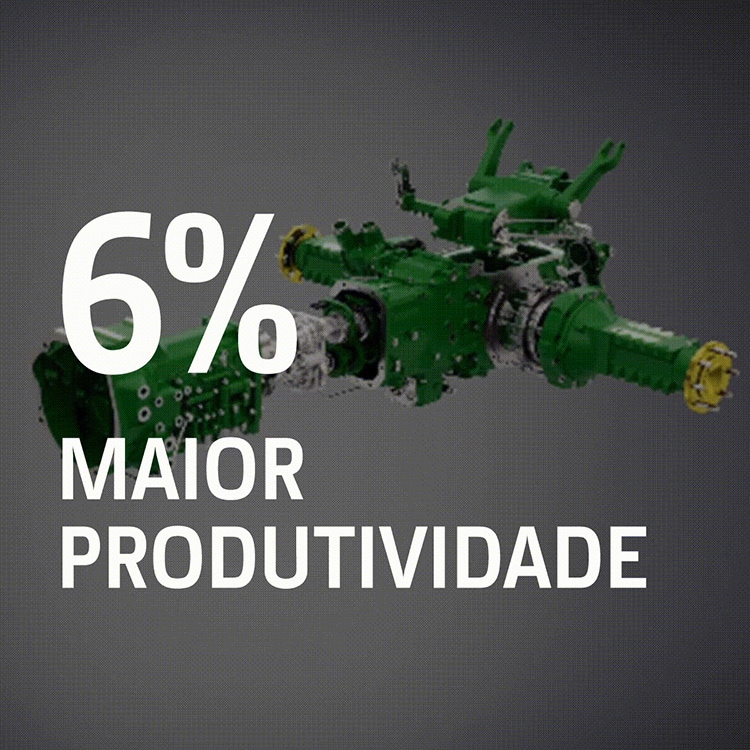 6% Maior Produtividade Motor e Transmissão