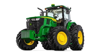 Trator 7M no fundo branco
