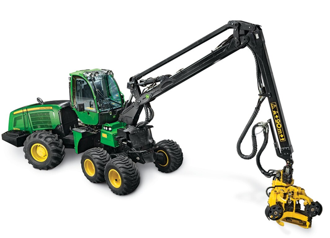 Imagem de estúdio Harvester de Pneus 1070E.