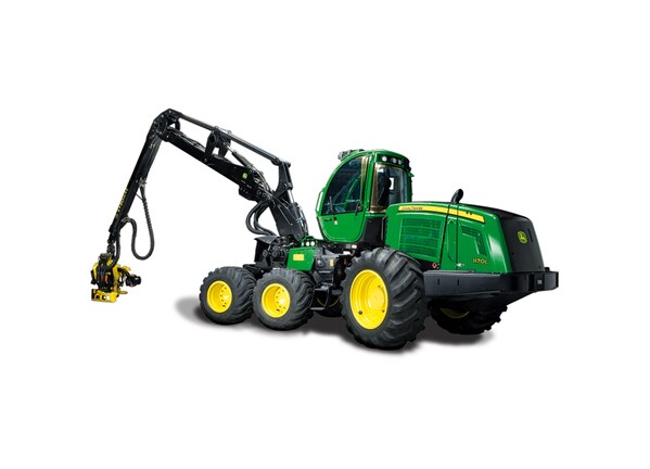 Imagem de estúdio do Harvester de Pneus 1170E.