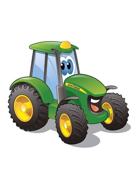 Desenho colorir trator john deere